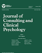 Journal of Consulting and Clinical Psychology cover Click on image to read article in Journal of Consulting and Clinical Psychology