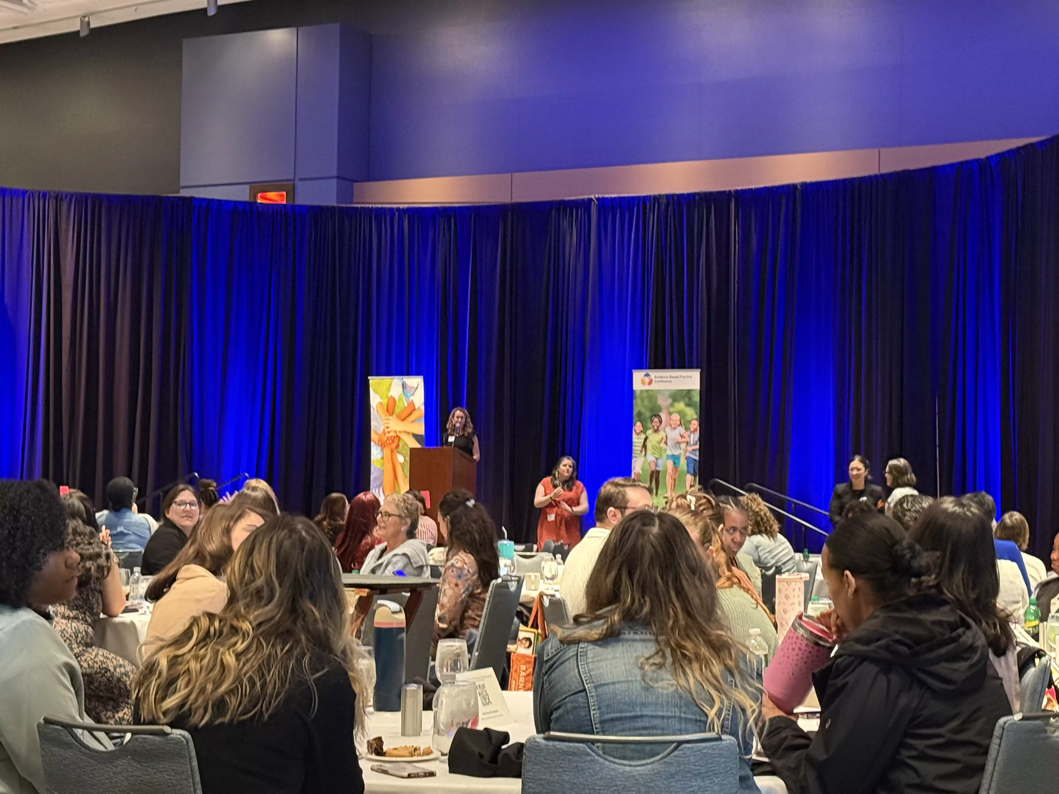 View from the CT convention center ballroom during the awards ceremony