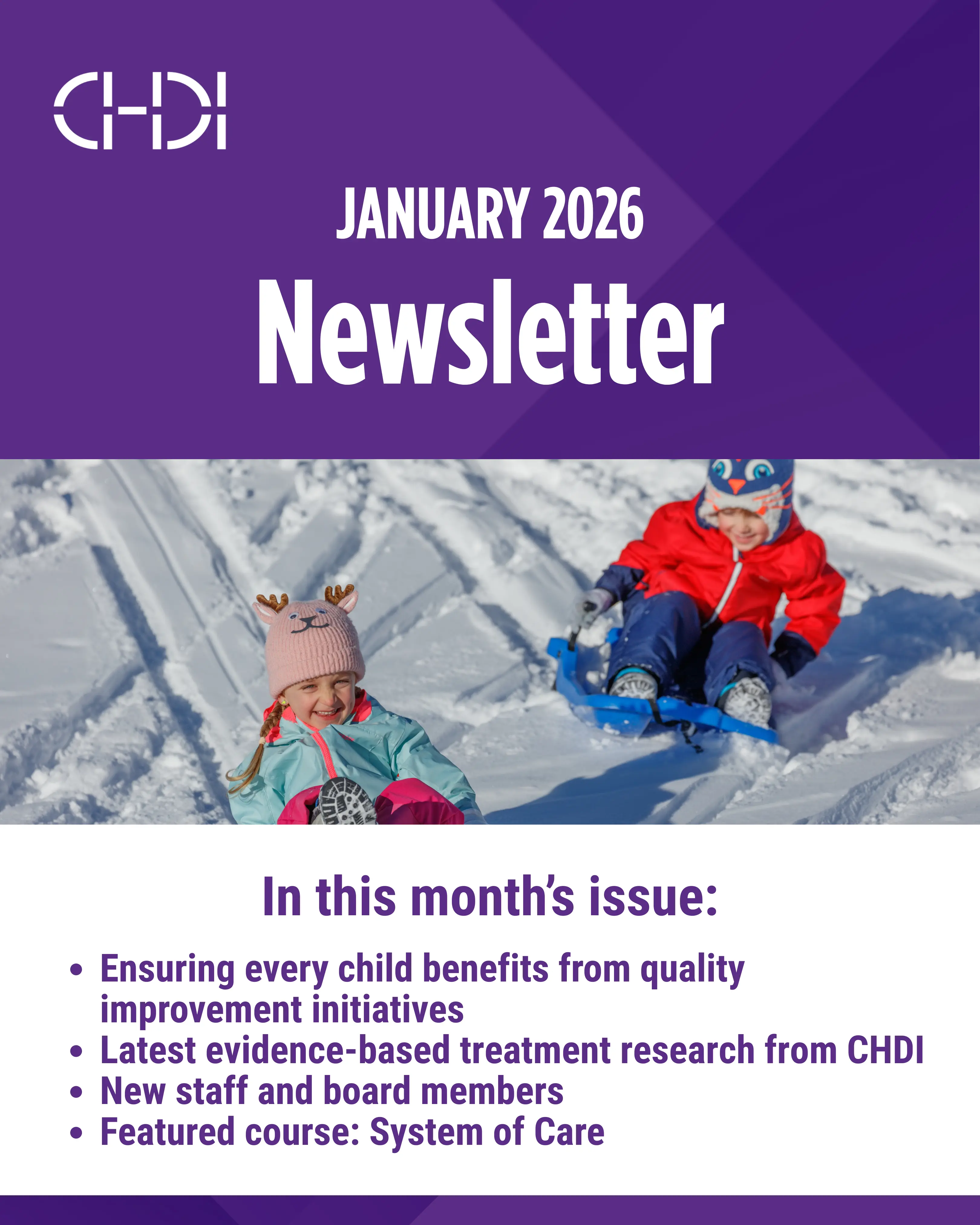 Highlights from CHDI January 2026 Newsletter - Click to read