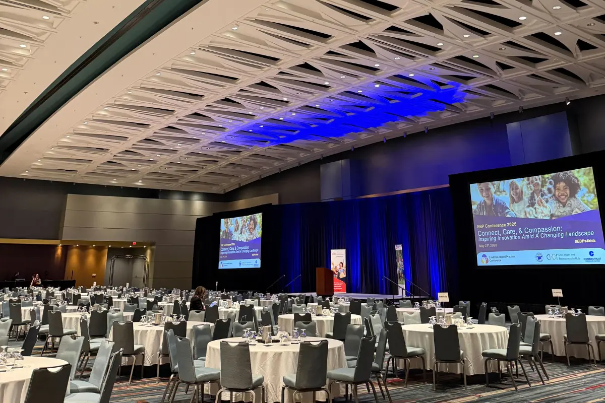 Ballroom at the 18th Annual EBP Conference